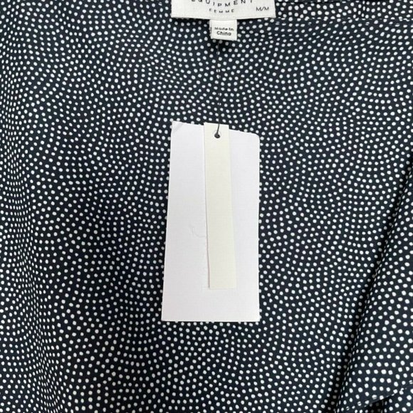 NWT Equipment Climmie Ruffle Midi Skirt with Slit size M - Picture 5 of 12